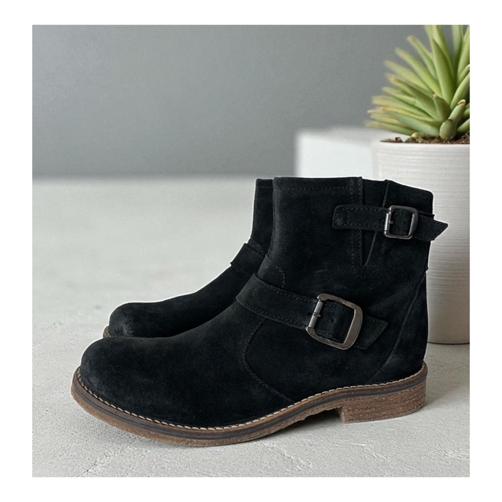 Bos. & Co. Bold leather ankle boots black 40 US 9